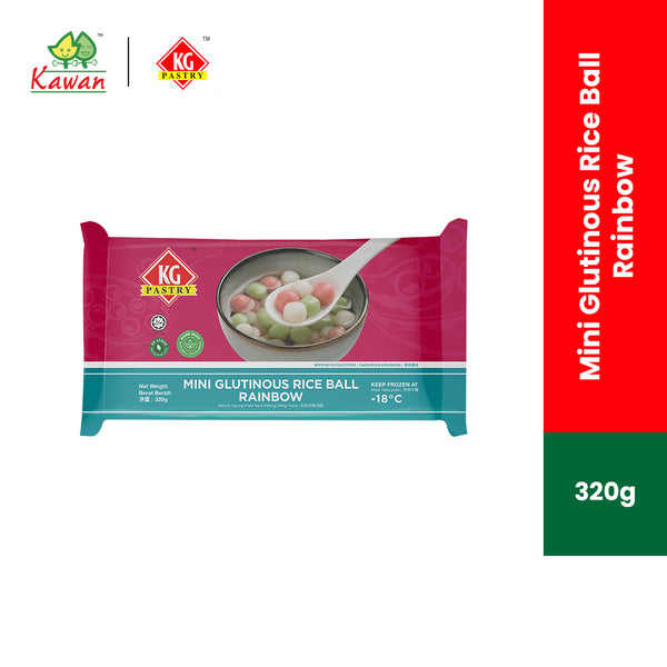 KG PASTRY Rainbow Mini Tang Yuan (Glutinous Rice Ball) 320g